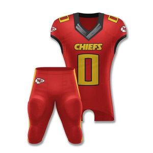 Uniforme de football américain pour enfants Ensemble respirant grande taille Maillots à sublimation pour les jeunes Vêtements de football américain élégants pour enfants - Product Image 2
