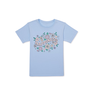 Camisetas de Manga Corta para Niñas, Tallas Grandes, Estampadas, Casuales, Diseño Personalizado, Calidad Premium, 100% Algodón, Transpirables, Cuello Redondo - Product Image 4