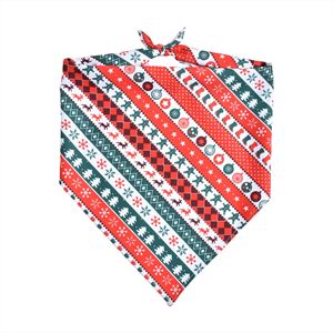 وشاح للحيوانات الأليفة مصنوع من البوليستر بتصميم مخصص بالجملة، باندانا للكلاب فارغة مخصصة لعيد الميلاد، إكسسوارات للحيوانات الأليفة، طوق مثلث للكلاب - Product Image 5