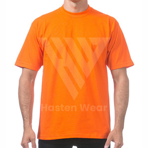 T-shirts en jersey 100% coton à manches courtes pour hommes de qualité supérieure respirant séchage rapide écologique vêtements de mode en plein air unis - Product Image 5