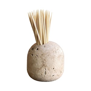 Porte-cure-dents en bois naturel en forme de handi accessoire de table à manger de cuisine artisanale mini support de cure-dents décor rustique élégant - Product Image 6