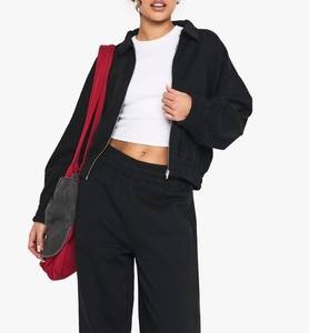 เสื้อสเวตเตอร์แขนยาวสำหรับผู้หญิง, เสื้อออกกำลังกายแขนยาวเสื้อลำลองเปิดประตูใส่สบายสำหรับฤดูหนาว - Product Image 2