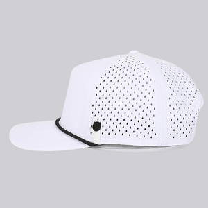 Gorra de Cuerda Personalizada de 5 Paneles Estructurada con Cierre Ajustable, Bordado 3D, Estilo Deportivo, Visera Curva Cortada con Láser, Botón de Plástico Satinado, Para Exteriores - Product Image 5