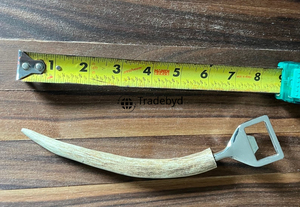 Natural Horn <b>Bottle</b> <b>Opener</b> Premium <b>Beer</b> Tool with Antique Touch by Tradebyd - Product Image 2