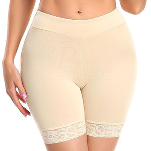 Slim Fit Elastic Waist Yoga Sport Shorts For Women Booty Lifting Nylon Fitness Running Shorts <b>Tummy</b> <b>Control</b> Workout Gym Shorts - Product Image 1
