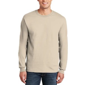 เสื้อยืดแขนยาวออกกำลังกายผู้ชาย พิมพ์โลโก้ได้ เสื้อฟิตเนส เสื้อซับเหงื่อ เสื้อฝึกซ้อมประสิทธิภาพสูง - Product Image 2