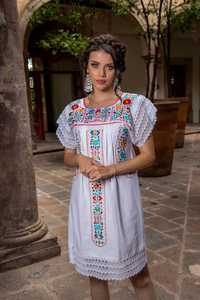 Femmes taille libre été robes décontractées nouveaux Styles de mode Sexy genou longueur broderie volants dentelle Mini manches Floral Floral - Product Image 2