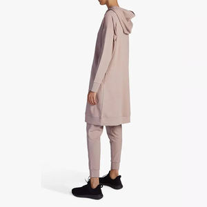 Latest Design Loose Islamic Modest Custom <b>Women's</b> Embroidered Front Logo 100% Cotton Heavy Thick Hoodies Sweatshirts - Product Image 2