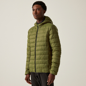 Reversible Unisex Hooded Canvas Bubble <b>Puffer</b> <b>Jacket</b> Lightweight <b>Waterproof</b> Eco-Friendly High Street Men <b>Women</b> Daily Wear Sports - Product Image 5