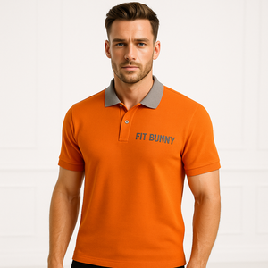 Polo deportivo transpirable de secado rápido para hombre, diseño personalizado de talla grande, ajuste atlético, tela cómoda, ropa informal, Polo - Product Image 1