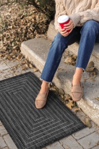 Adiva Alfombras Tejido Polipropileno Alta Pila Fácil de limpiar Resistente a las manchas Agua UV Protegido Lavable Interior/Exterior Alfombra Hogar - Product Image 5