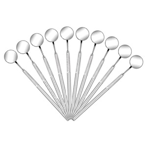 Miroir buccal dentaire manuel en acier inoxydable à prix abordable, poignée multifonction, certifié CE Classe II, équipement dentaire de haute qualité - Product Image 1