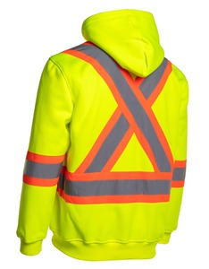 Chaqueta de seguridad de lana de alta visibilidad con tiras reflectantes uniformes de seguridad corporativos para almacén de fábricas Hecho en Pakistán. - Product Image 2
