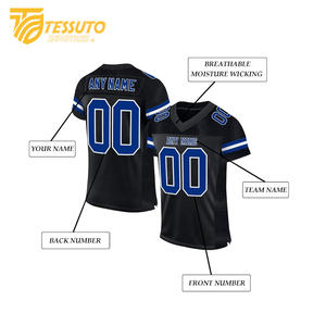 Ropa deportiva con estampado completo, camisetas de fútbol clásicas Vintage, camiseta de fútbol personalizada con cuello en V, camiseta de fútbol para hombre - Product Image 3