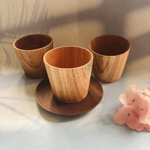 Tasses à thé en bois, tasse à thé en bois massif naturel, tasse à vin pour boire du thé, du café, du vin, de la bière, boissons chaudes fabriquées par VITRAPRO, vente en gros - Product Image 1