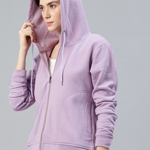 Vestido con capucha para mujer largo OEM suave algodón jersey de gran tamaño Casual manga larga moda cómoda Sudadera con capucha fabricante a granel - Product Image 2