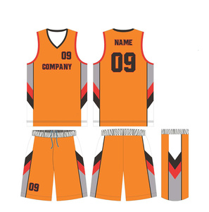 Maillot et short de sport de basket-ball imprimé pour hommes à séchage rapide par sublimation en maille 100% polyester personnalisé en gros - Product Image 6
