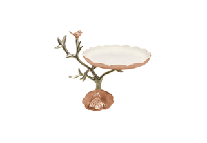 Design moderne Bols à dessert décoratifs en émail recouvert de vaisselle de luxe en or rose blanc pour les fêtes à la maison-quantité minimale de commande 50 pièces - Product Image 3