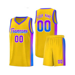 Uniforme de maillot de basket-ball bon marché de conception de maillots de basket-ball personnalisés - Product Image 1