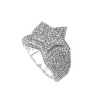 แหวนหมั้นโมอิสซาไนต์ทรงคลาสสิคแบบโซลิแทร์สำหรับผู้หญิง คุณภาพสูง ทรงกลม ไร้สี สำหรับวันครบรอบแต่งงาน - Product Image 3