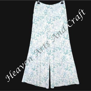Pantalon d'été évasé personnalisable pour femmes Pantalon ample à jambe large et légère en tissu de coton respirant Pantalon #1 de vente chaude - Product Image 3
