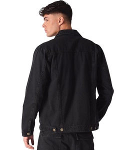 Winter Canvas Denim <b>Jacket</b> Breathable Comfortable Windproof 100% Cotton Casual V-neck Cotton Lining Front Logo Customizable Men - Product Image 2