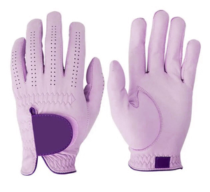 Gants de golf Meilleure vente Dernier style Fabriqués sur mesure Respirants Couleur personnalisée Doux Gants de golf en cuir d'agneau pour hommes et femmes - Product Image 1