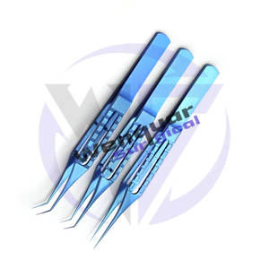 Pinzas Profesionales para Implante Capilar, Herramientas Quirúrgicas Manuales de Titanio Azul para Colocación de Injertos, Fabricadas en Acero Inoxidable por Wenquar - Product Image 5