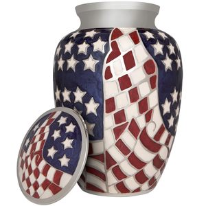 Urna de cremación de metal personalizada grande hecha a mano para cenizas de humanos y perros Entierro funerario personalizado - Product Image 6