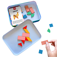 Alphabet arabe jouets éducatifs Montessori aimants en bois petit Musafir Tangram ensemble cadeaux d'anniversaire pour enfants islamique en gros