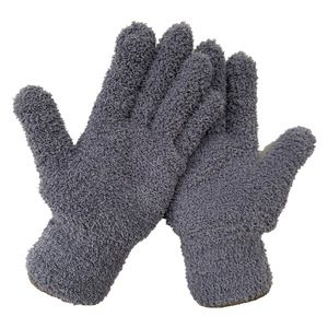 Gants de sport d'hiver en gros, unis, multicolores, en microfibre respirante, à doigts complets, anti-poussière, super absorbants, en nylon, pour la maison - Product Image 4