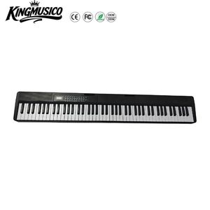 <span class=keywords><strong>Piano</strong></span> <span class=keywords><strong>numérique</strong></span> à la mode avec écran LED, 88 touches, clavier électronique pliable avec microphone <span class=keywords><strong>pour</strong></span> enfants, orgue électronique - Product Image 2