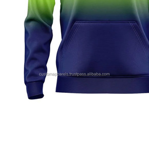 Sudadera con Capucha Extra Grande de 340 GSM con Logotipo Personalizado, Sudadera de Algodón Grueso para Hombre, Sudadera Unisex de Estilo Urbano con Bordado e Impresión - Product Image 4