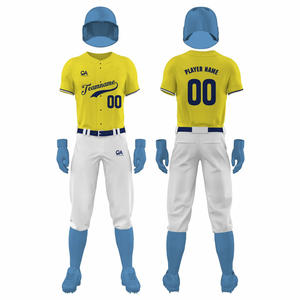 Fabricant pakistanais matériau frais uniforme de baseball respirant quantité minimale de commande bas prix bon marché uniforme de baseball avec logo personnalisé pour adultes - Product Image 3