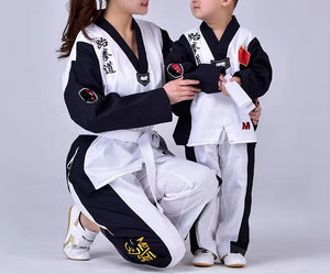 Comprar al por mayor ligero transpirable personalizable artes marciales Taekwondo uniforme Dobok Kimono tela transpirable artes marciales - Product Image 5