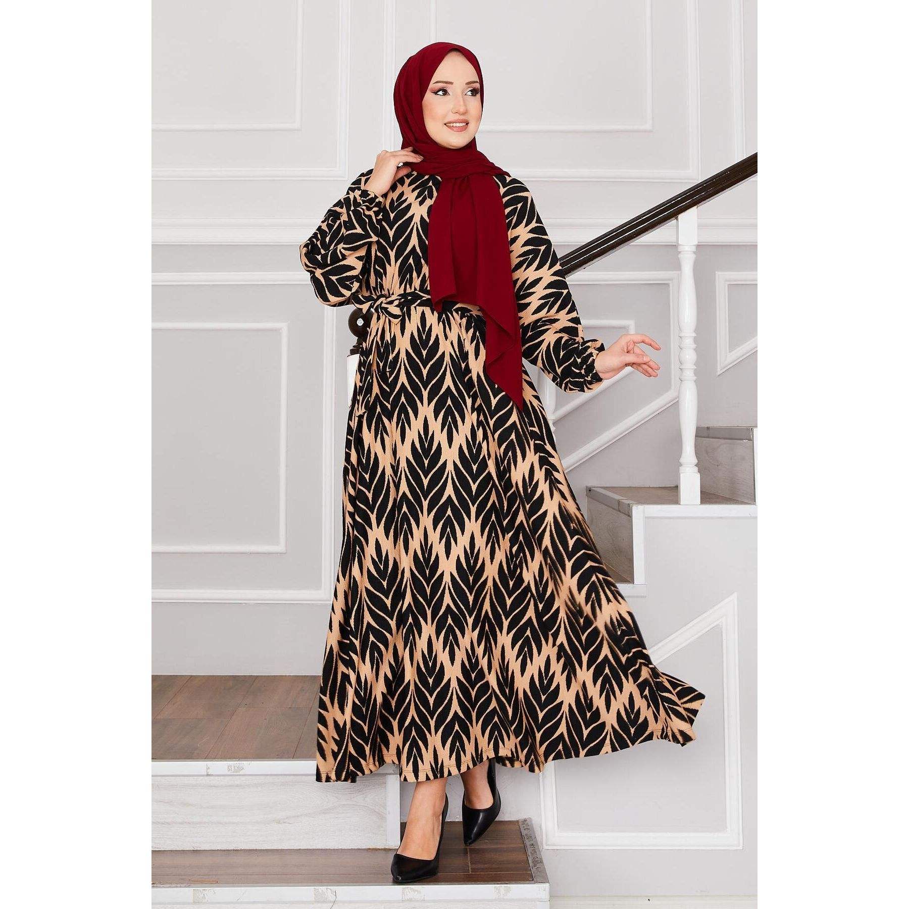 kimono dress hijab