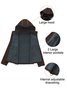 Chaqueta Softshell para hombre hecha en fábrica a bajo precio, personalice su propio diseño, chaquetas Softshell a prueba de agua - Product Image 5