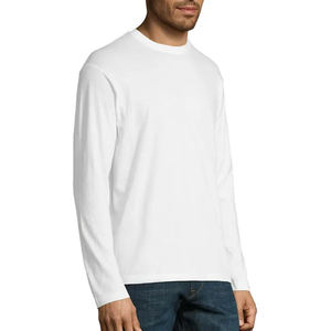 เสื้อเชิ้ตแขนยาวลำลองสำหรับผู้ชายผ้าฝ้าย100% สีล้วนทำตามสั่งดีไซน์แบบริงเกอร์ - Product Image 4