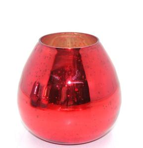 Porte-bougie en verre décoratif moderne Nouveau design de couleur bleu antique pour le salon Décoration de table faite à la main - Product Image 2