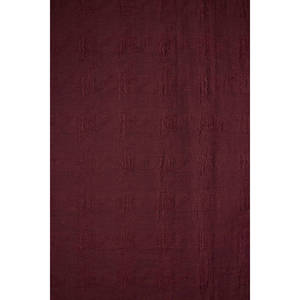 Écharpe en viscose jacquard pied-de-poule bordeaux 65x200 - Ensemble écharpe, gants et chapeau - Product Image 2