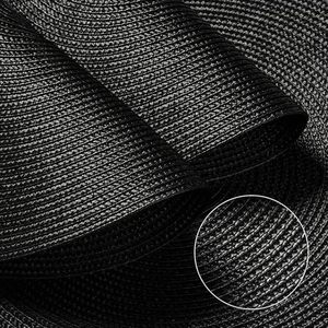 Sets de table ronds en jute et tissu perlés fabriqués à la main pour table à manger mariage noël et réunions de famille décoration de fêtes - Product Image 6