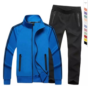 Survêtements de sport chauds pour hommes, survêtement décontracté à manches longues, tenue de sport 2 pièces, ensemble de Jogging - Product Image 1