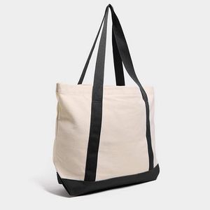 Embroidered Cat <b>Beach</b> Tote <b>Bag</b> <b>Large</b> Cotton Canvas with Zipper Closure Rattan Material for All Seasons - Product Image 3