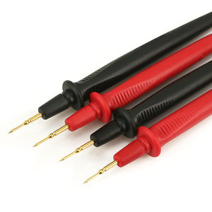 범용 테스트 펜 멀티 미터 클램프 펜 실리콘 특수 팁 와이어 클립 어댑터 메가 옴 미터 조합 라인 - Product Image 5