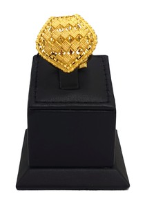 Conjunto de joyería informal para aniversario de boda, la mejor selección, nuevo diseño, Collar chapado en oro de 24 quilates, pendiente, anillo, cuatro gramos, superventas - Product Image 4