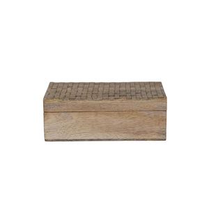 Factory Price Wholesale Wooden Storage <b>Box</b> Handcrafted Natural Wood <b>Box</b> Mango and Acacia Wood <b>Keepsake</b> <b>Box</b> with Multiple Use - Product Image 1