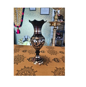 Florero de boda de diseño fresco, forma de copa de lujo de hierro de Metal Retro para el hogar, Hotel, centro de mesa de boda, Colección interior - Product Image 6