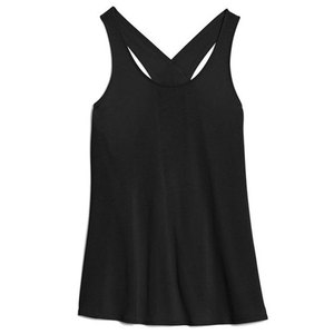 Femmes respirant été décontracté Gym débardeurs coupe ample dos nu Muscle Racerback solide et imprimé Yoga hauts tissu tricoté - Product Image 1