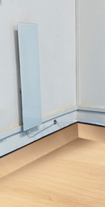 Portable 70W High-<b>Efficiency</b> Frameless Glass <b>Heater</b> Infrared Heat Overheat Protection Ventilation Deodorization Wall/Floor - Product Image 6