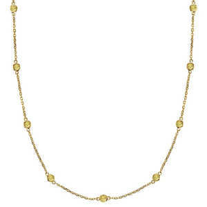 Collar con Diamante Amarillo Canario de Lujo en Oro de 14k 0.33ct - Product Image 2